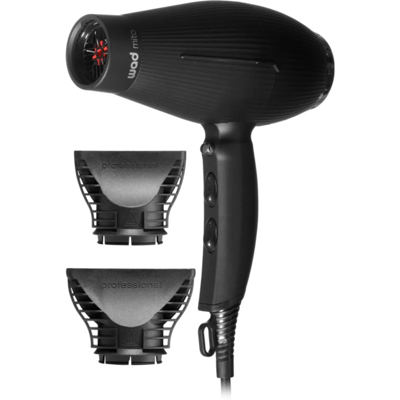 Wad Mito Hair Dryer Chrome fén na vlasy Black 1 ks - parfo.cz