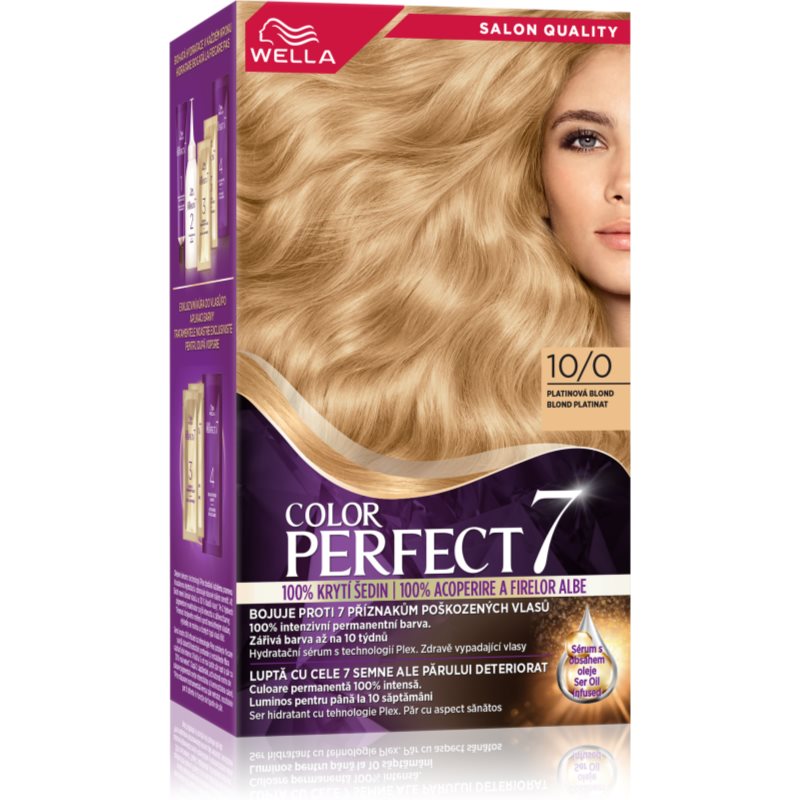 Wella Color Perfect barva na vlasy odstín 10/0 Platinium Blonde 1 ks - parfo.cz