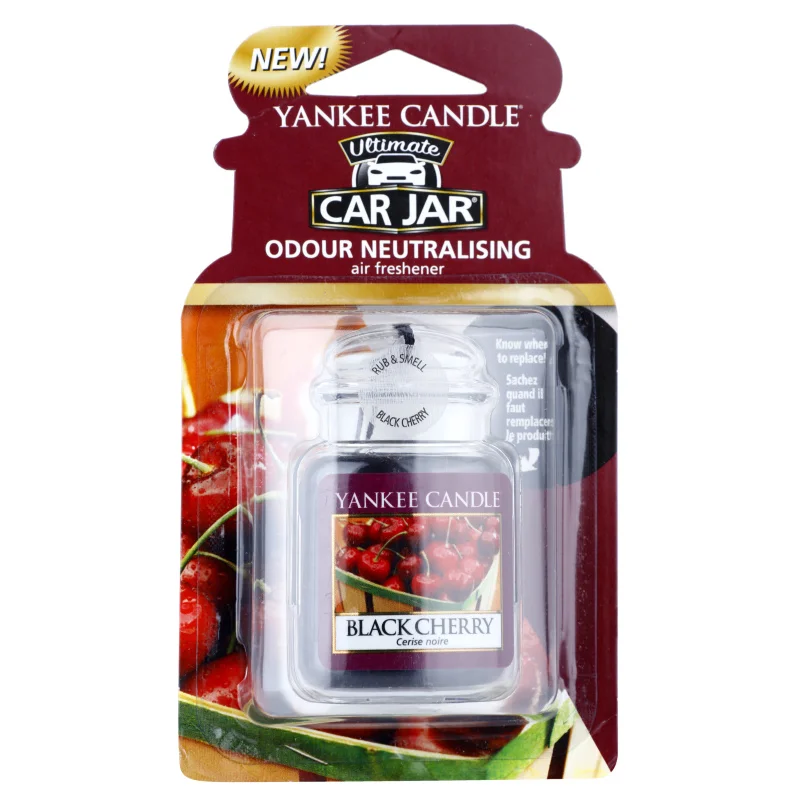 Yankee Candle Black Cherry vůně do auta závěsná 1 ks - parfo.cz