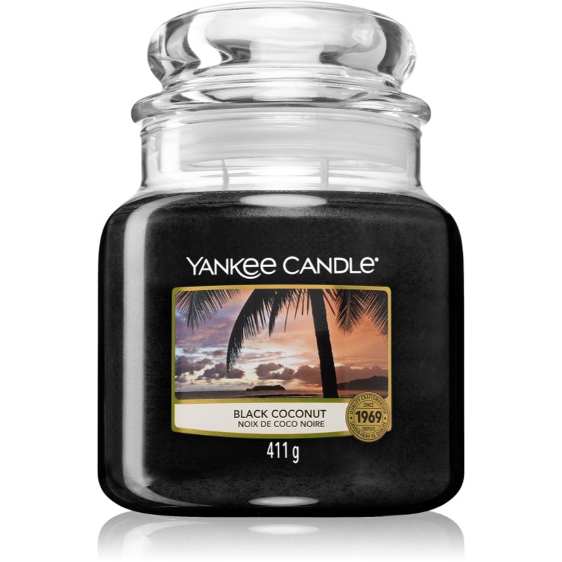 Yankee Candle Black Coconut vonná svíčka 411 g - parfo.cz