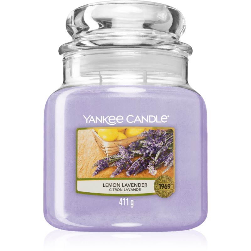 Yankee Candle Lemon Lavender vonná svíčka 411 g - parfo.cz