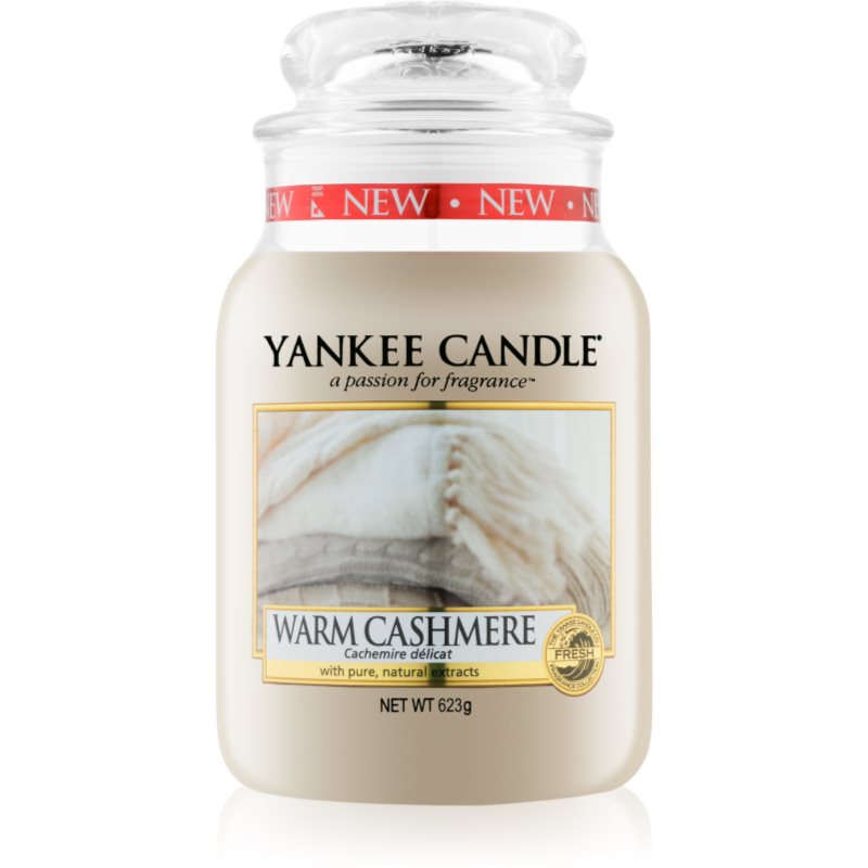 Yankee Candle Warm Cashmere vonná svíčka Classic velká 623 g - parfo.cz