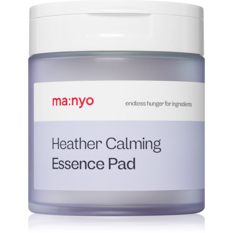 ma:nyo Heather Calming Essence Pad zklidňující polštářky pro citlivou a suchou pleť 60 ks - parfo.cz