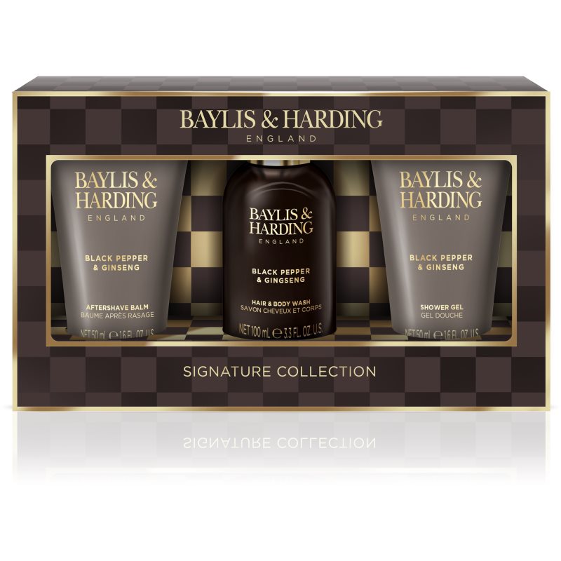 Baylis & Harding Black Pepper & Ginseng dárková sada na obličej
