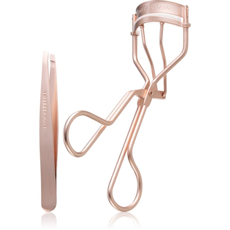 Tweezerman Studio Collection Rose Gold Brow & Lash Gift Set dárková sada pro řasy a obočí Rose Gold - parfo.cz