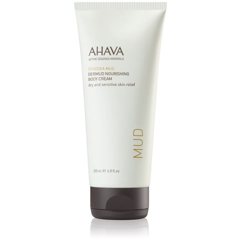 AHAVA Dead Sea Mud výživný tělový krém pro suchou a citlivou pokožku 200 ml - parfo.cz