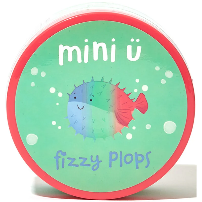 Mini-U Fizzy Plops barevné šumivé tablety do koupele pro děti 3x40 g - parfo.cz