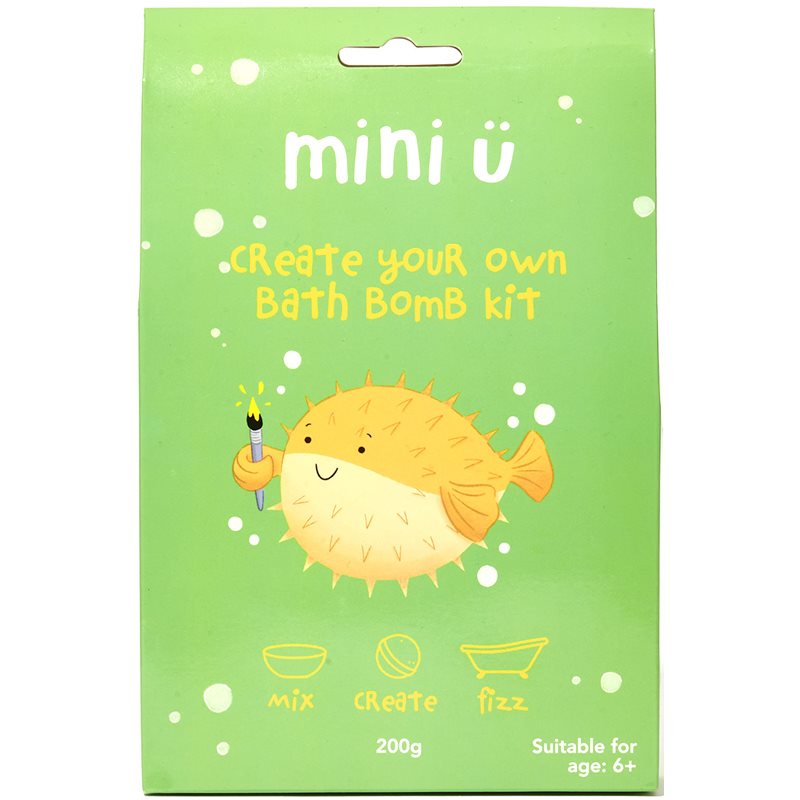 Mini-U Create Your Own Bath Bomb Kit set na výrobu šumivých bomb do koupele 200 g - parfo.cz