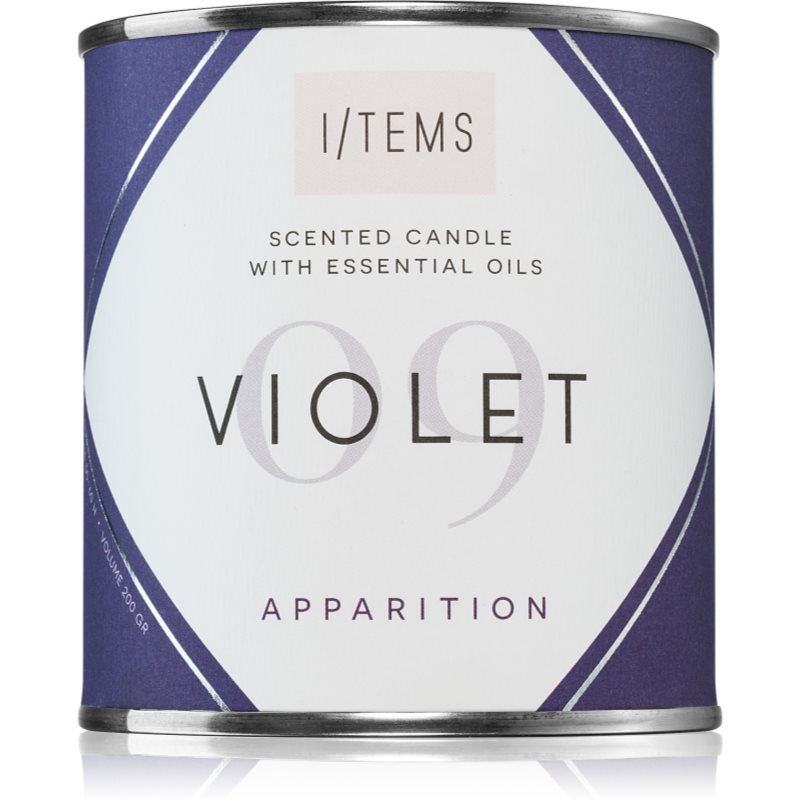 I/TEMS Essential 09 / Violet vonná svíčka 200 g - parfo.cz