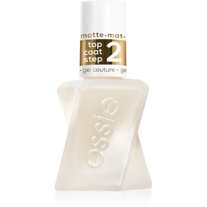 essie gel couture vrchní lak na nehty s matným efektem 13