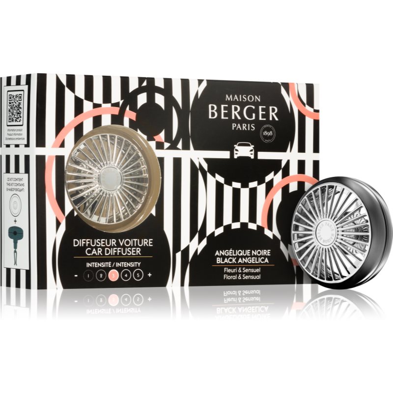 Maison Berger Paris Illusion Black Angelica vůně do auta 1 ks - parfo.cz