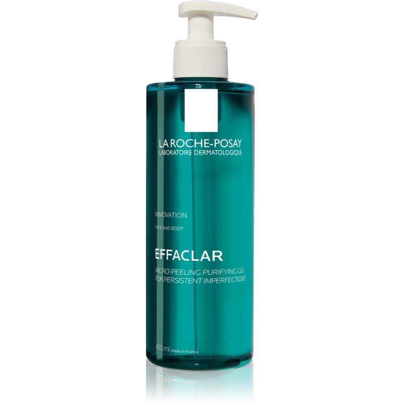 La Roche-Posay Effaclar čisticí peelingový gel pro mastnou a problematickou pleť 400 ml - parfo.cz