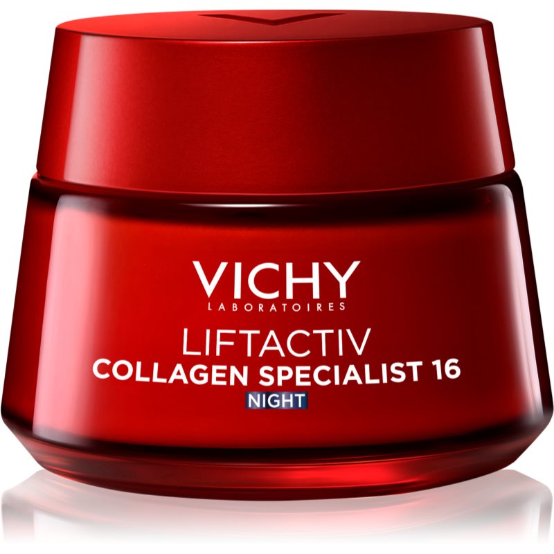 Vichy Liftactiv Collagen Specialist zpevňující noční krém proti vráskám 50 ml - parfo.cz