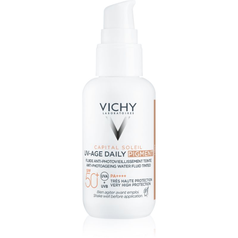 Vichy Capital Soleil ochranný tónovaný fluid na obličej SPF 50+ odstín Medium 40 ml - parfo.cz