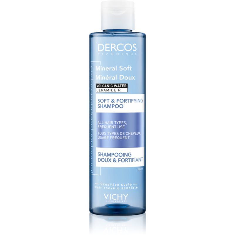Vichy Dercos Mineral Soft posilující šampon pro všechny typy vlasů 200 ml - parfo.cz