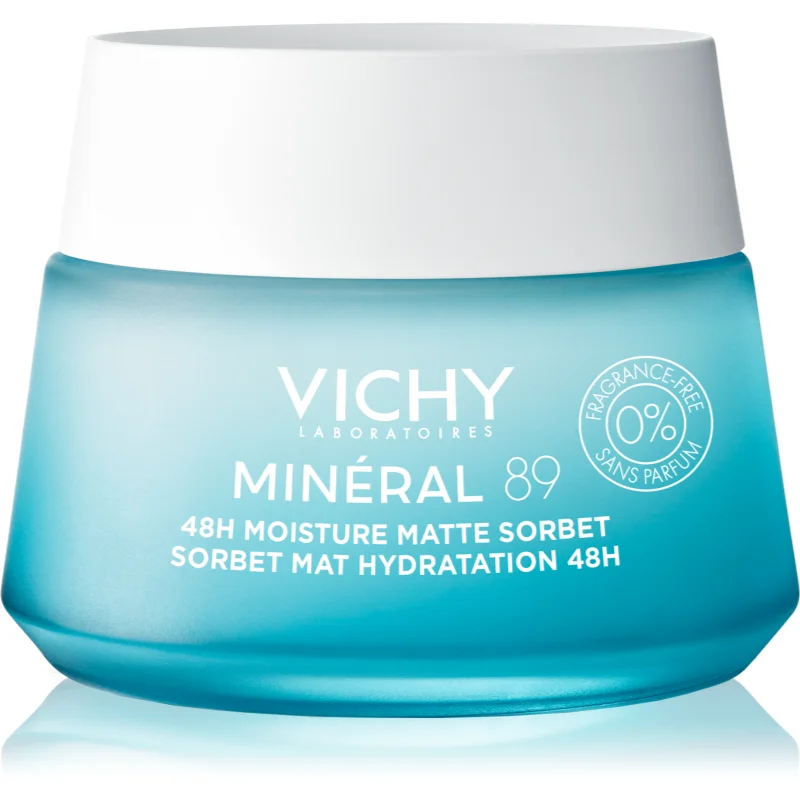 Vichy Minéral 89 Moisture Matte Sorbet hydratační matující sorbet bez parfemace 50 ml - parfo.cz