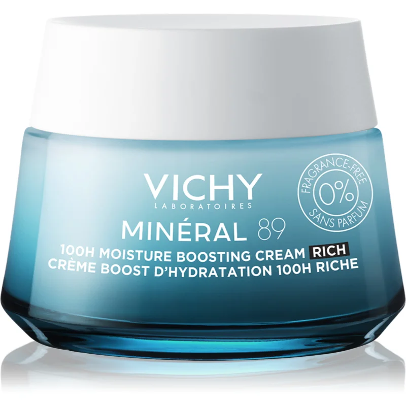 Vichy Minéral 89 bohatý hydratační krém bez parfemace 50 ml - parfo.cz