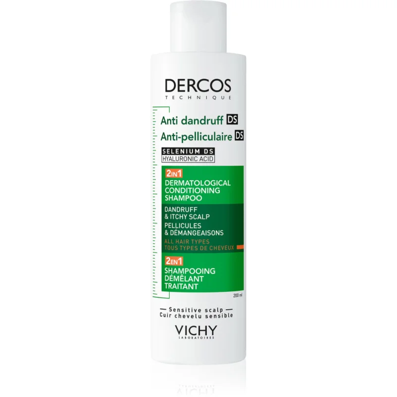 Vichy Dercos Anti-Dandruff šampon a kondicionér 2 v 1 proti lupům 200 ml - parfo.cz