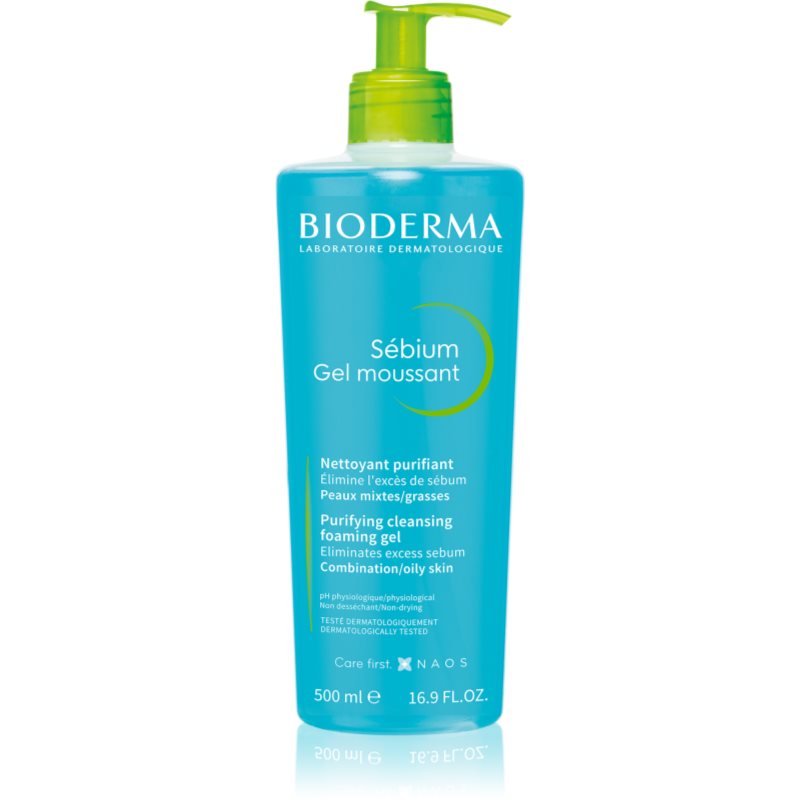 Bioderma Sébium Gel Moussant čisticí gel pro mastnou a smíšenou pleť 500 ml - parfo.cz