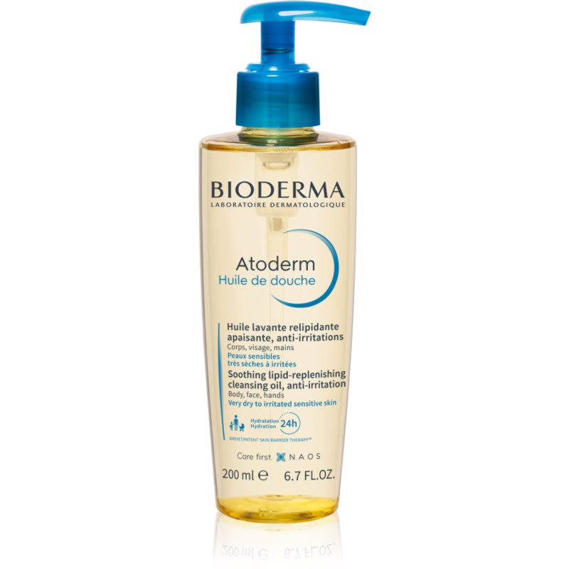 Bioderma Atoderm Sprchový Olej vysoce výživný zklidňující sprchový olej pro suchou a podrážděnou pokožku 200 ml - parfo.cz