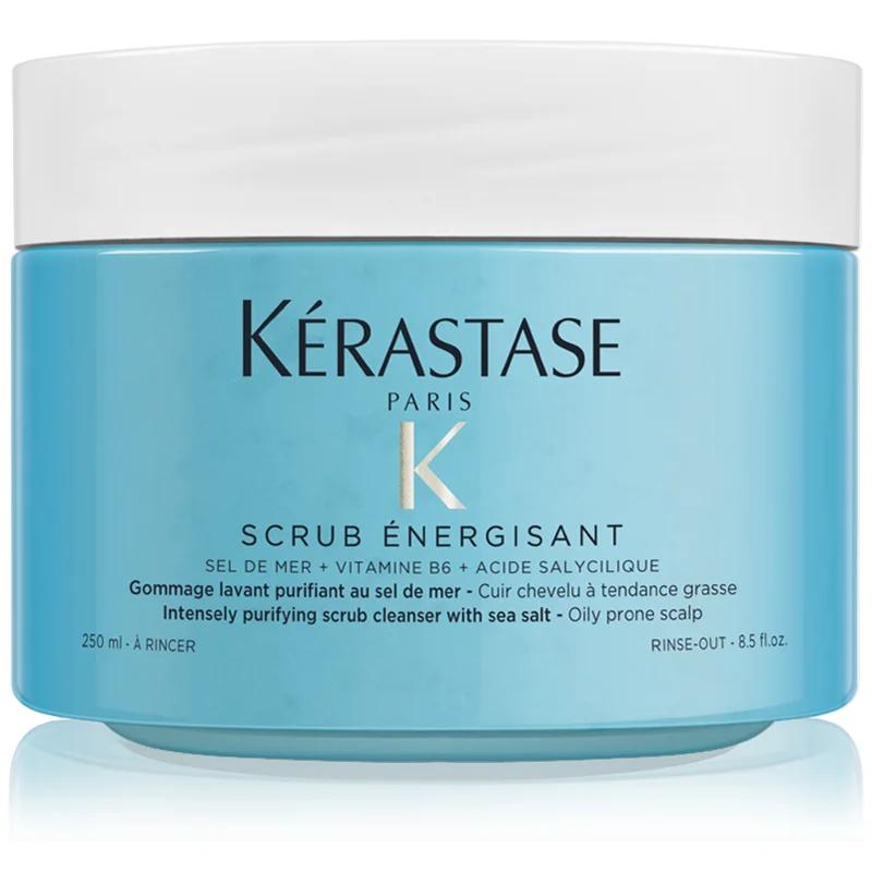 Kérastase Fusio Scrub Énergisant čisticí peeling pro mastnou pokožku hlavy 325 g - parfo.cz