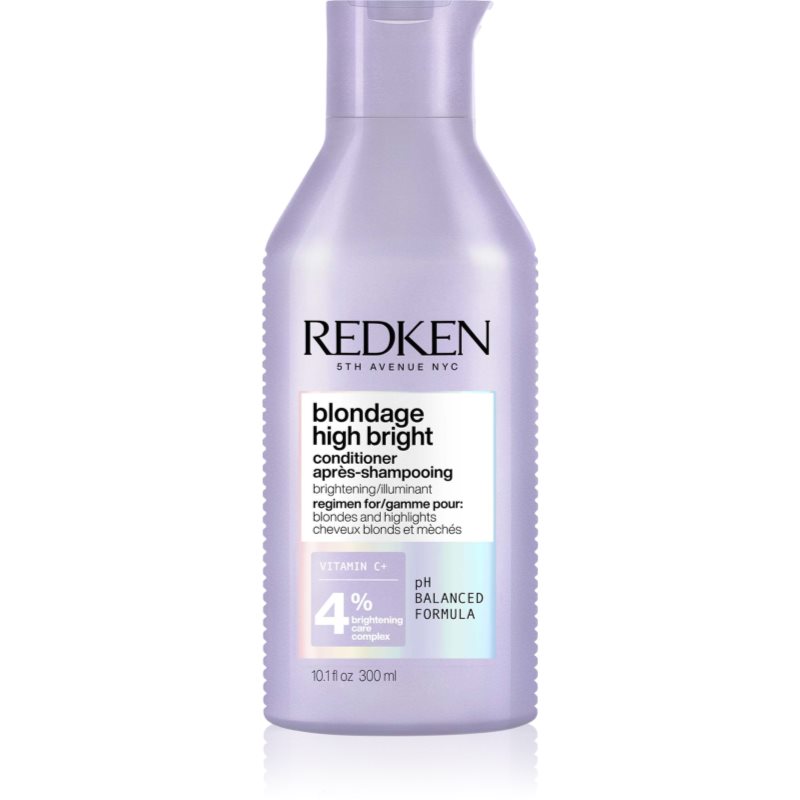Redken Blondage High Bright rozjasňující kondicionér pro blond vlasy 300 ml - parfo.cz