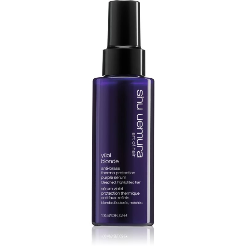 Shu Uemura Yūbi Blonde Serum sérum na vlasy neutralizující žluté tóny 100 ml - parfo.cz