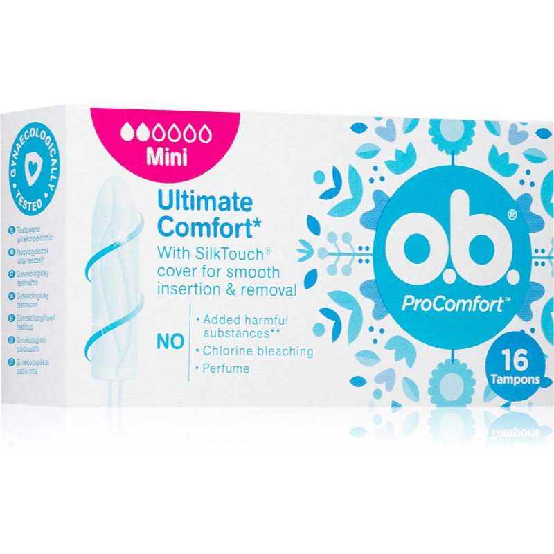 o.b. Pro Comfort Mini tampony 16 ks - parfo.cz