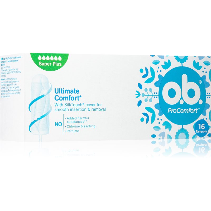 o.b. Pro Comfort Super Plus tampony 16 ks - parfo.cz