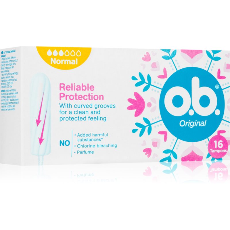 o.b. Normal tampony 16 ks - parfo.cz