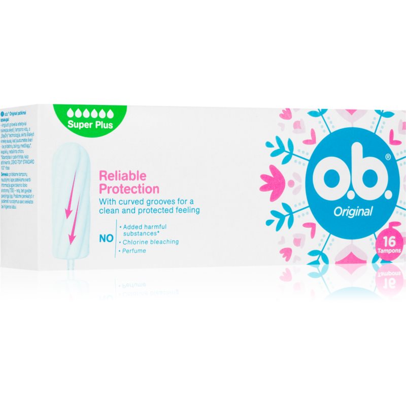 o.b. Super Plus tampony 16 ks - parfo.cz