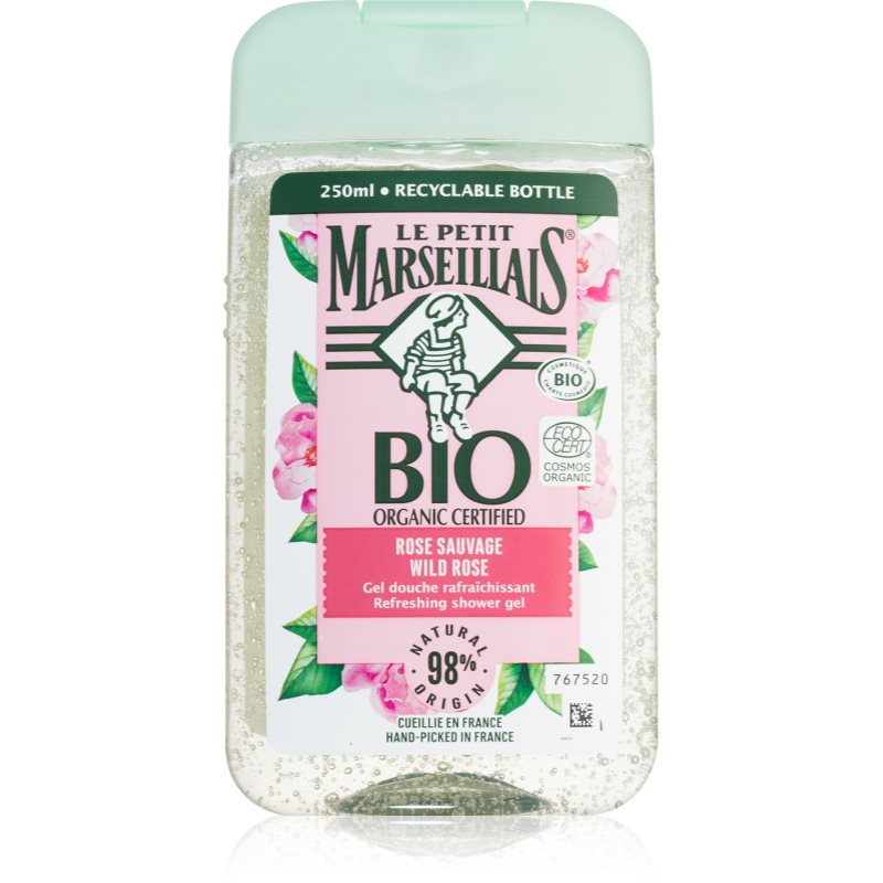 Le Petit Marseillais Wild Rose Bio Organic osvěžující sprchový gel 250 ml - parfo.cz