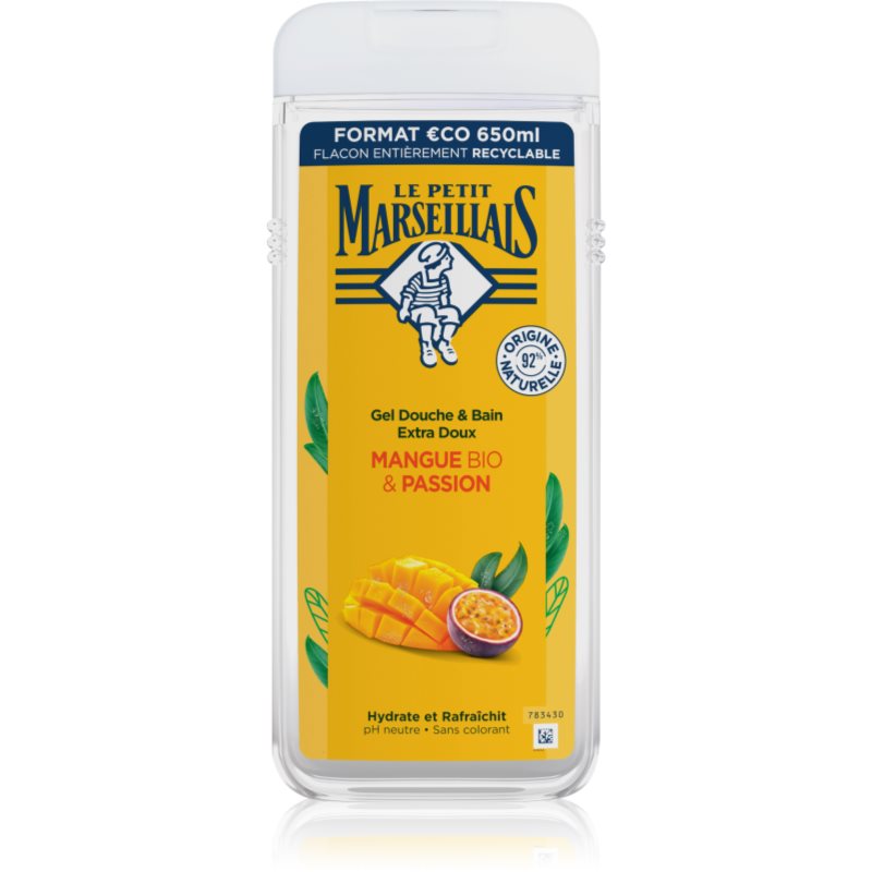 Le Petit Marseillais Bio Mango & Passion Fruit jemný sprchový gel 650 ml - parfo.cz