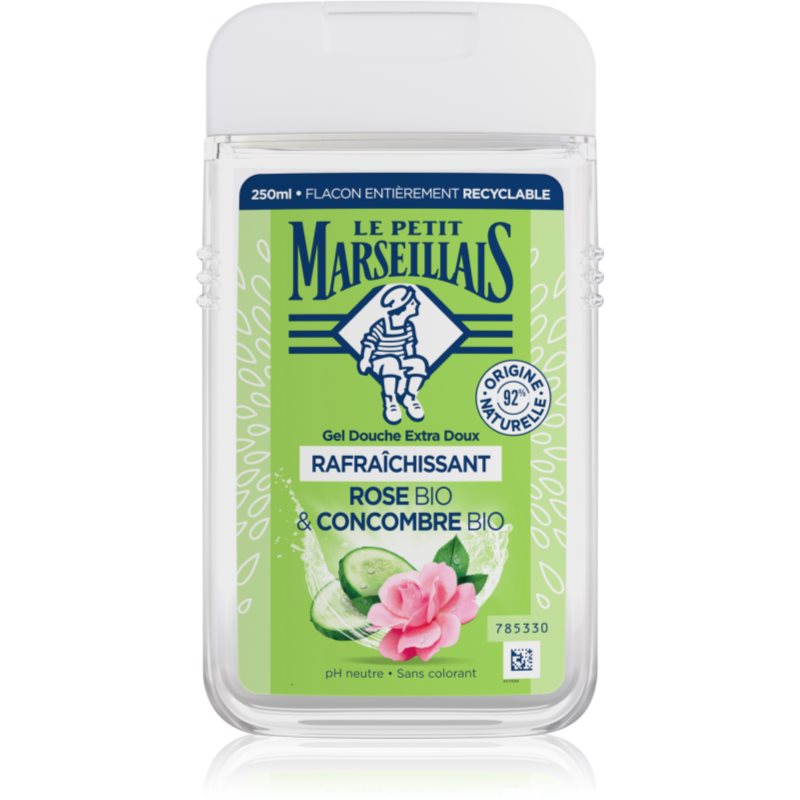Le Petit Marseillais Bio Rose & Bio Cucumber jemný sprchový gel 250 ml - parfo.cz