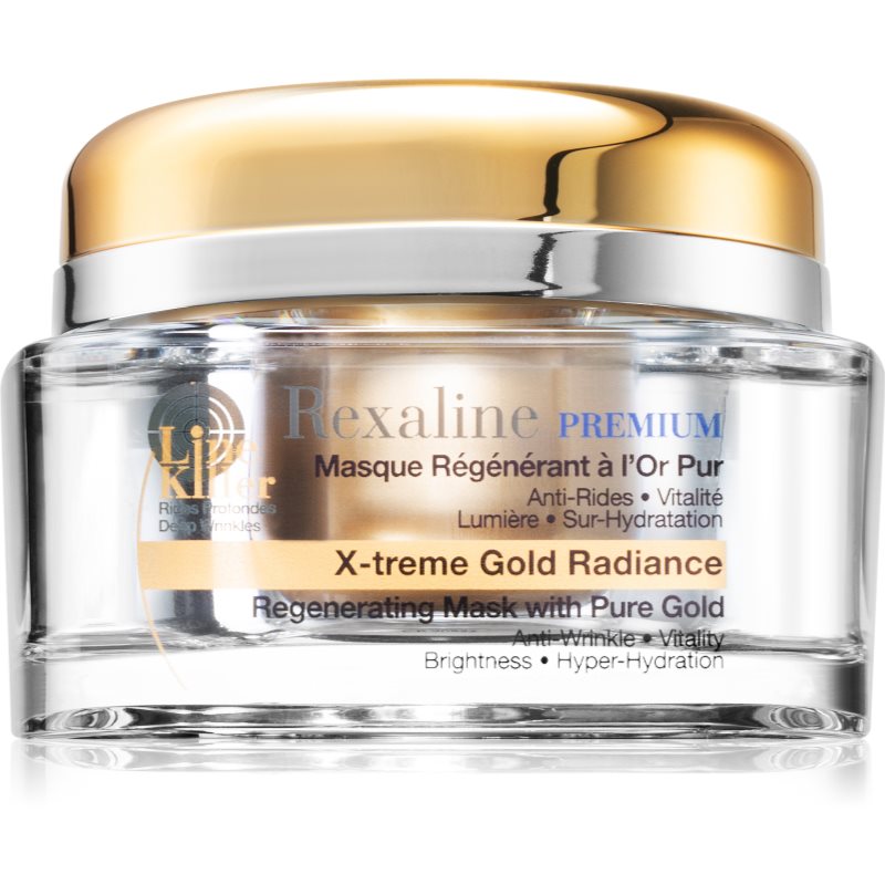 Rexaline Premium Line-Killer X-Treme Gold Radiance hloubkově regenerační maska s 24karátovým zlatem 50 ml - parfo.cz