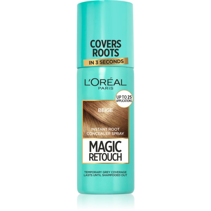 L’Oréal Paris Magic Retouch sprej pro okamžité zakrytí odrostů odstín Beige 75 ml - parfo.cz