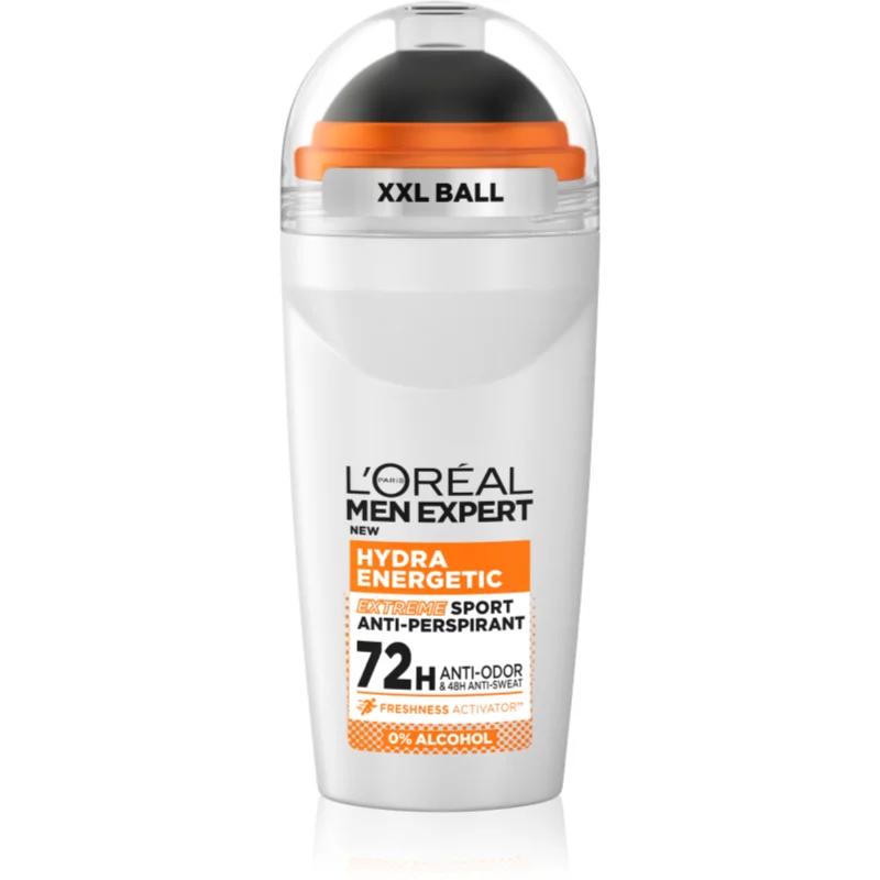 L’Oréal Paris Men Expert Hydra Energetic antiperspirant roll-on proti zápachu a pocení 50 ml - parfo.cz