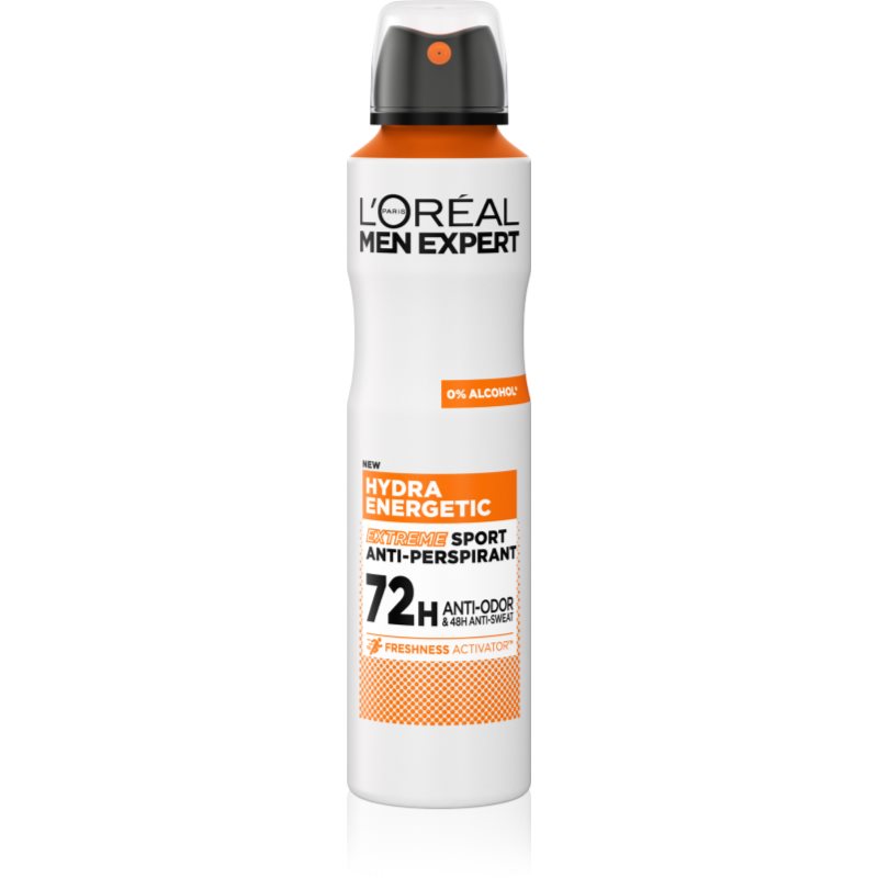 L’Oréal Paris Men Expert Hydra Energetic antiperspirant ve spreji proti zápachu a pocení 150 ml - parfo.cz