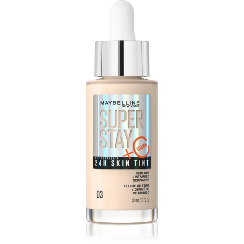MAYBELLINE NEW YORK SuperStay Vitamin C Skin Tint sérum pro sjednocení barevného tónu pleti odstín 03 30 ml - parfo.cz