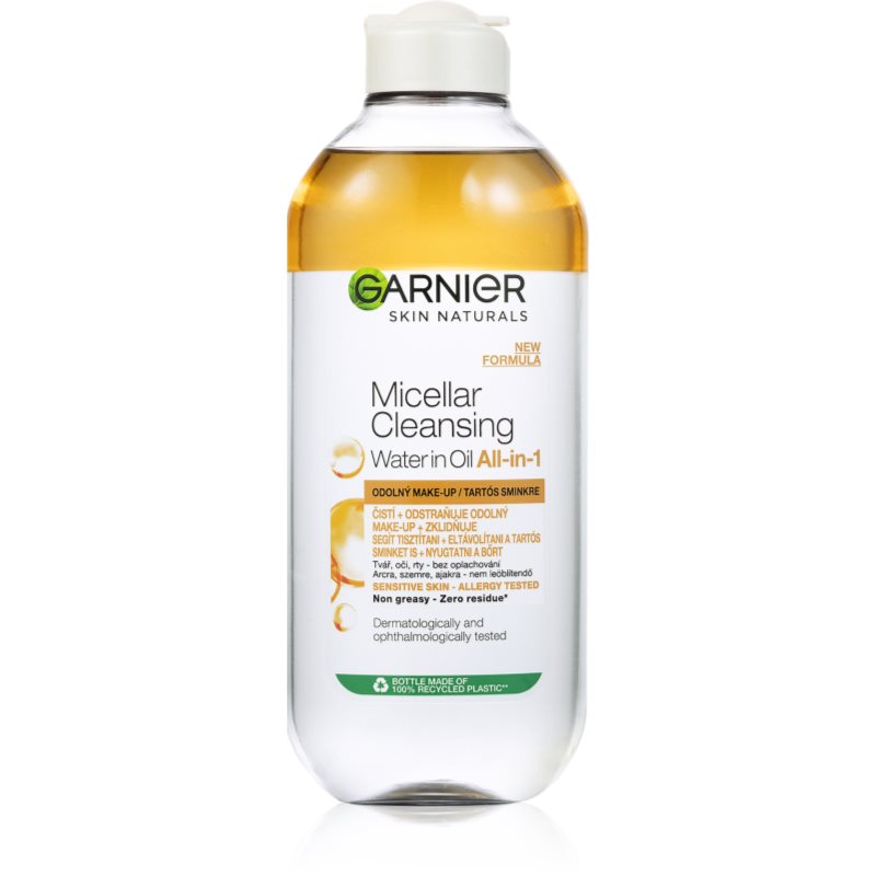 Garnier Skin Naturals dvoufázová micelární voda 3 v 1 400 ml - parfo.cz