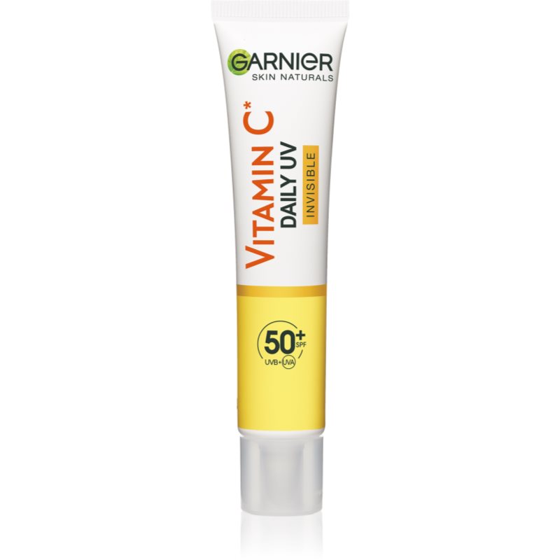 Garnier Skin Naturals Vitamin C Invisible denní rozjasňující UV fluid SPF 50+ 40 ml - parfo.cz