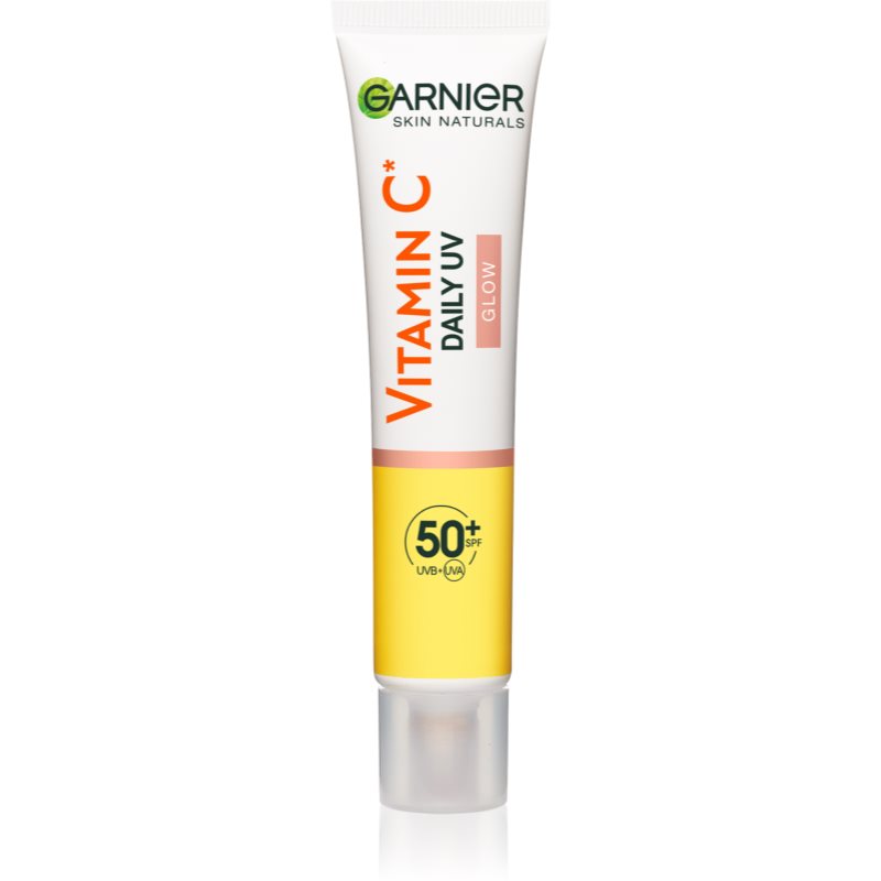 Garnier Skin Naturals Vitamin C Glow denní rozjasňující UV fluid SPF 50+ 40 ml - parfo.cz