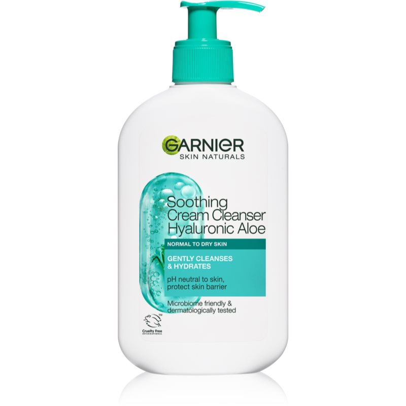 Garnier Skin Naturals Hyaluronic Aloe zklidňující čisticí krém s kyselinou hyaluronovou 250 ml - parfo.cz