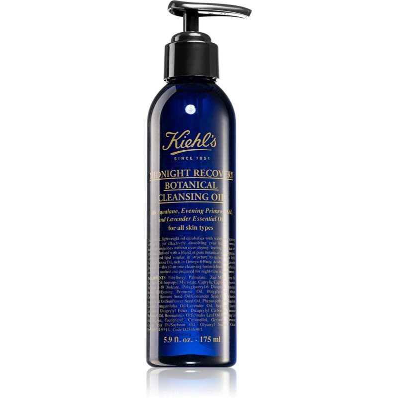 Kiehl's Midnight Recovery Botanical Cleansing Oil odličovací olej pro všechny typy pleti včetně citlivé 175 ml - parfo.cz