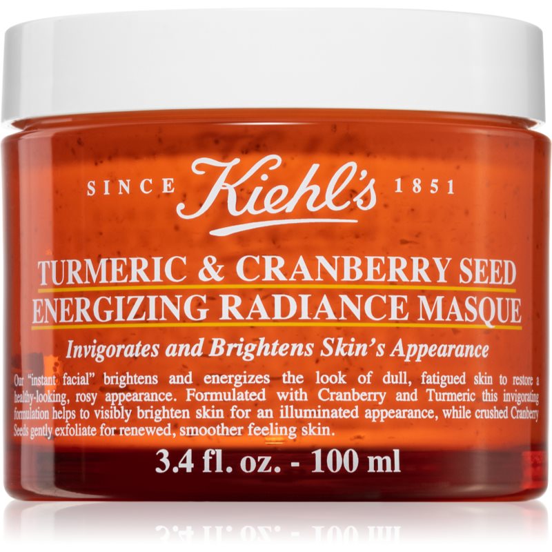 Kiehl's Turmeric and Cranberry Seed Energizing Radiance Mask rozjasňující pleťová maska pro všechny typy pleti včetně citlivé 100 ml - parfo.cz