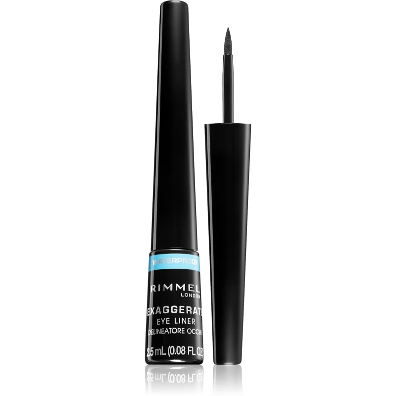Rimmel Exaggerate Waterproof oční linky odstín 003 Glossy Black 2