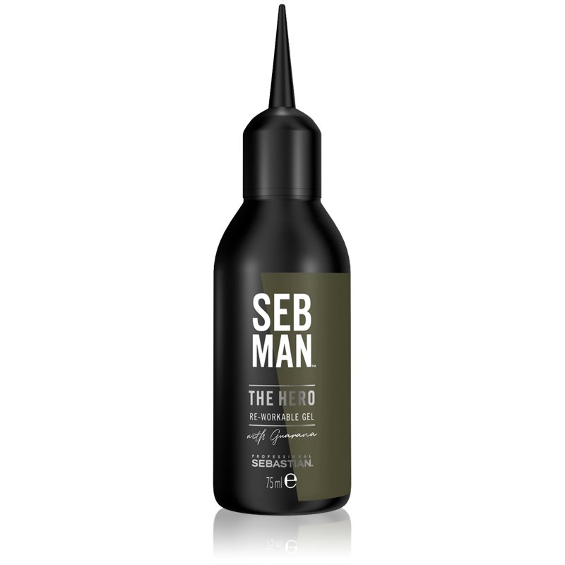 Sebastian Professional SEB MAN The Hero gel na vlasy pro lesk a hebkost vlasů 75 ml - parfo.cz