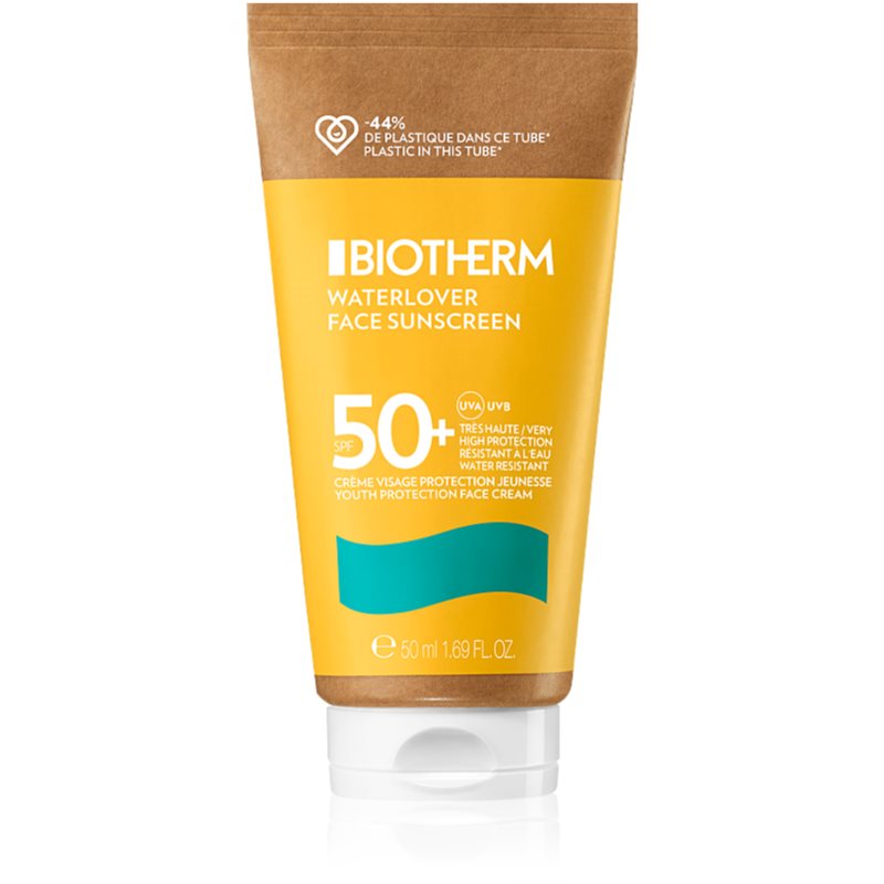Biotherm Waterlover Face Sunscreen ochranný krém na obličej proti stárnutí pro intolerantní pleť SPF 50+ 50 ml - parfo.cz