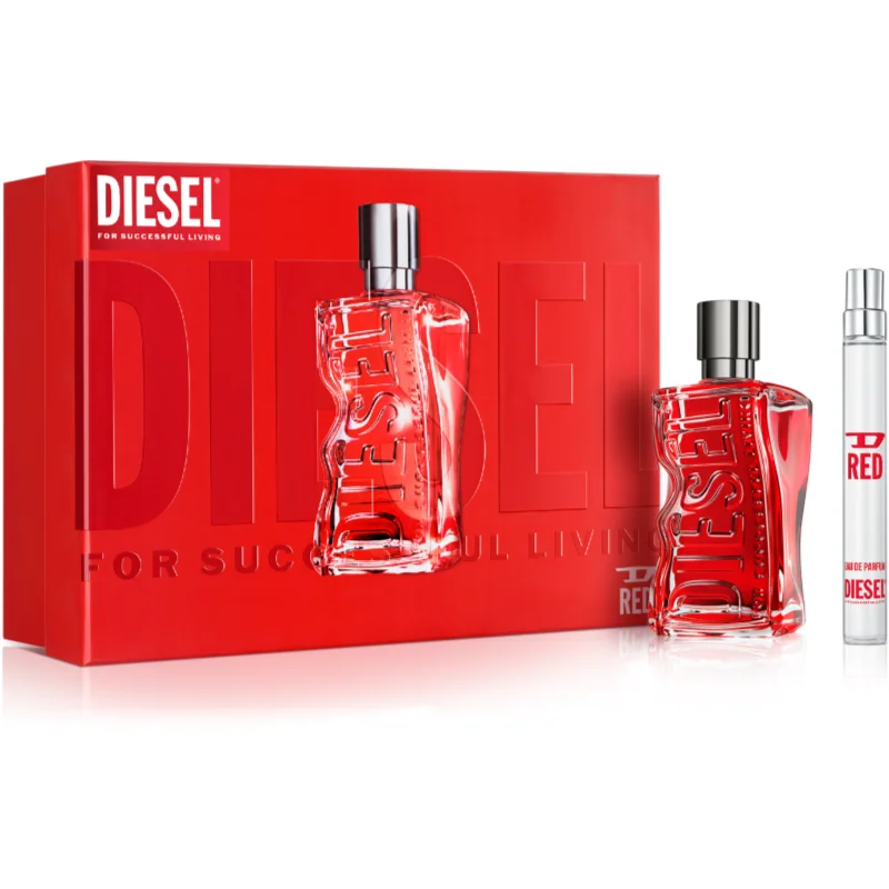 Diesel D RED dárková sada pro muže - parfo.cz