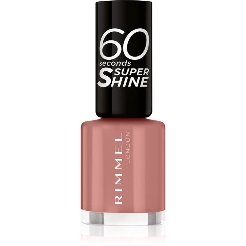 Rimmel 60 Seconds Super Shine lak na nehty odstín 230 Mauve To The Music 8 ml - parfo.cz